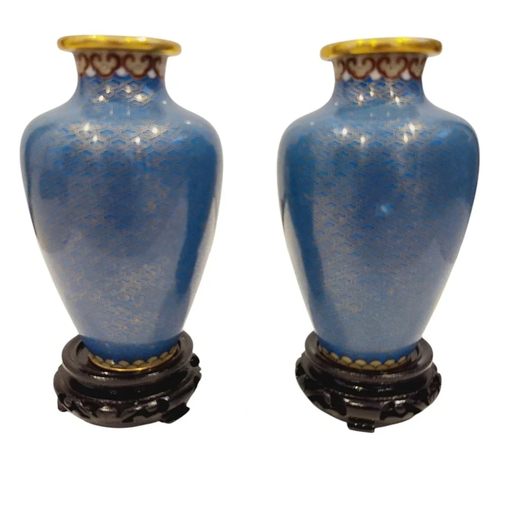 Pair of Chinese Cloisonne 6